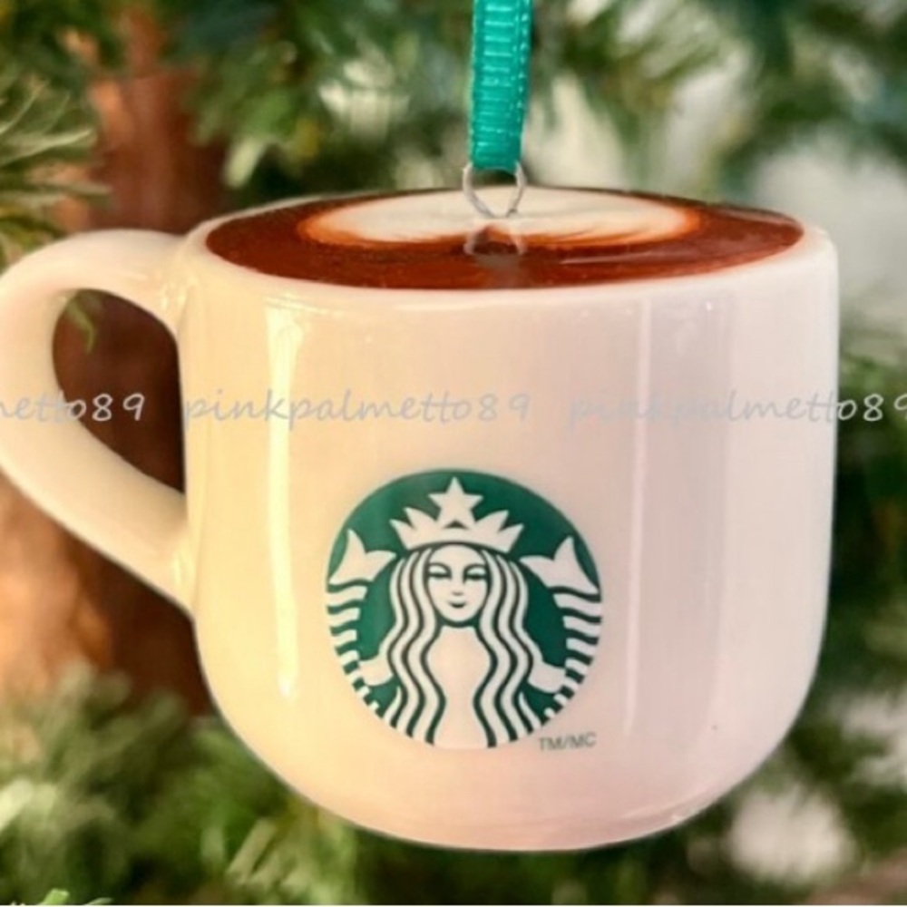 New Starbucks coffee ☕️ Mini Latte ceramic decor, great gift 💝 for Coffee Lovers